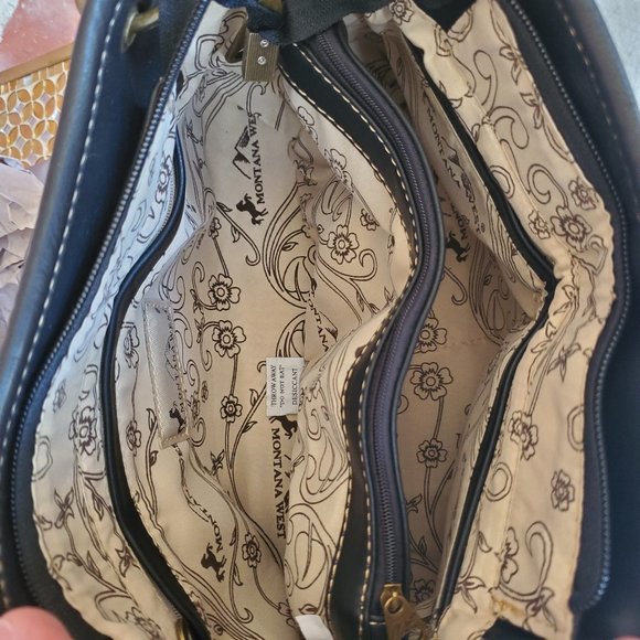 Montana West Concho Collection Satchel - Picture 7 of 7